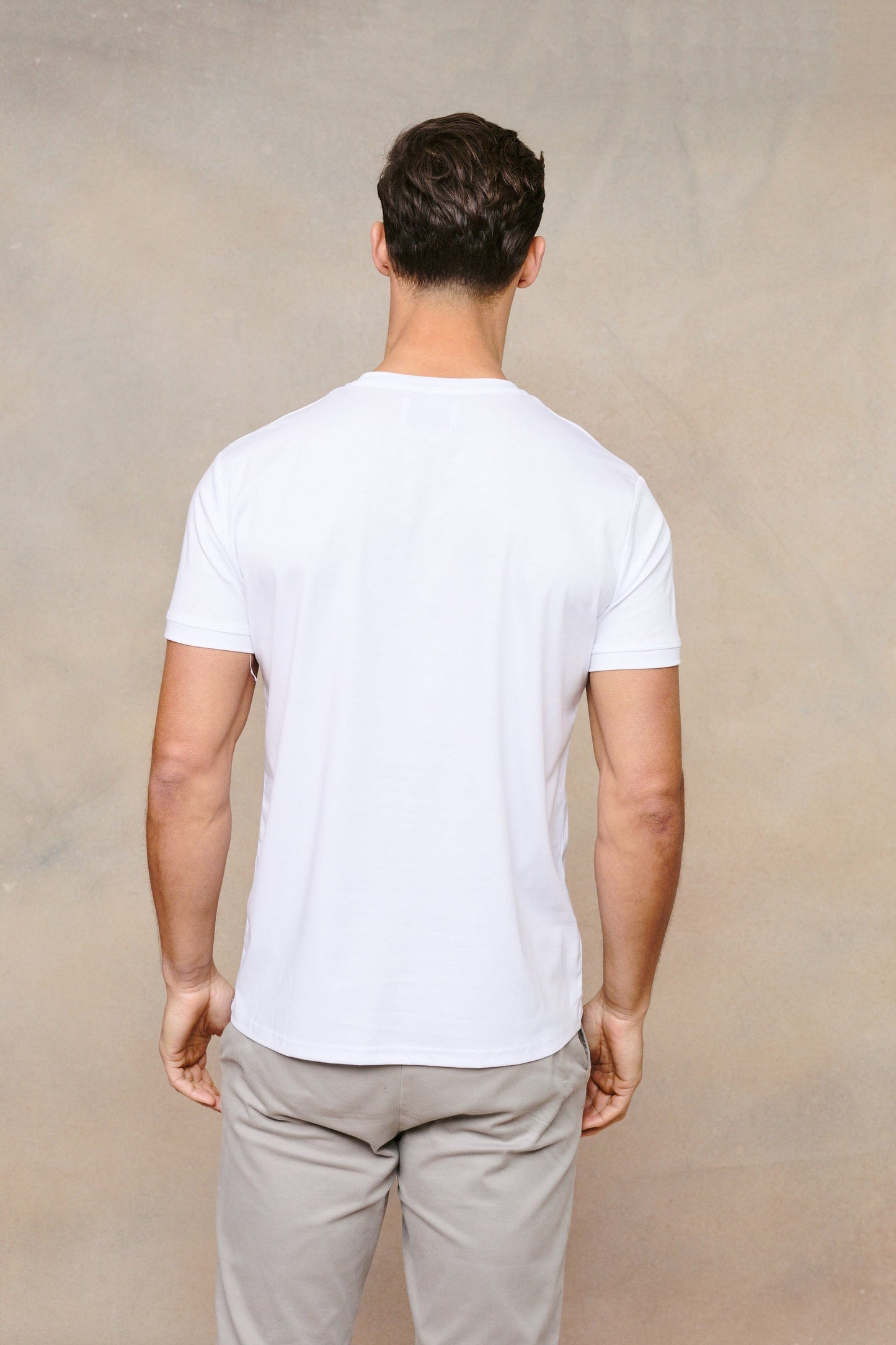 Luxe Mercerised T-Shirt White - 3 Pack